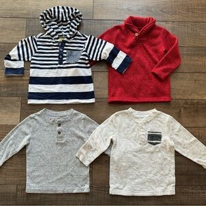Long sleeve shirt bundle 18 month toddler boy